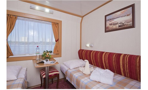 Una de las confortables cabinas del MS Princesa Anabella CRUCEROS FLUVIALES CANALES DE RUSIA RIO VOLGA CRUCEROS MOSCU SAN PETERSBURGO CRUCEROS RUSIA CRUCEROS VOLGA CRUCEROS POLITOURS PRINCESA ANABELLA
